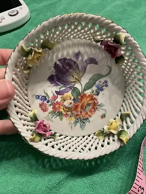 Lovely Meisen Reticulated Plate Candy Dish • $12