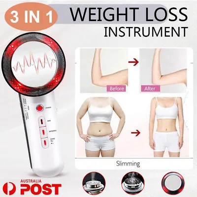 $21.50 • Buy 3 In 1 Ultrasonic Cavitation Fat Remover Anti-Cellulite Body Slimming Machine AU