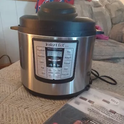 New NO BOX Instant Pot 6-in-1- 6 Quart Electric Pressure Cooker LUX60 V3  • $68.99