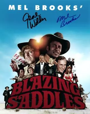 Gene Wilder Mel Brooks 8x10 Signed Photo Autographed Picture COA • $110