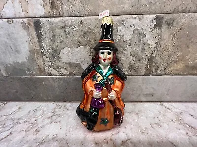  Glass Witch Made In Poland Ornament • $24.99