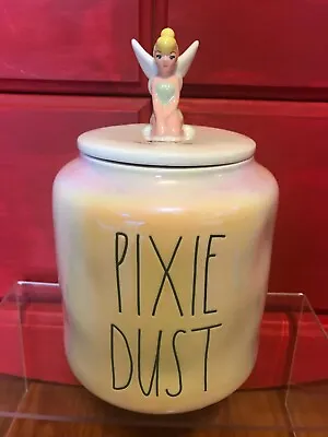 Rae Dunn Tinkerbell Pixie Dust Large Canister Cookie Jar Peter Pan NWT • $60