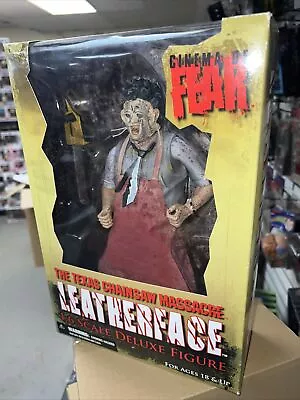 2010 Mezco Toyz LEATHERFACE Cinema Fear 12” Figure Toys Texas Chainsaw Massacre • $275