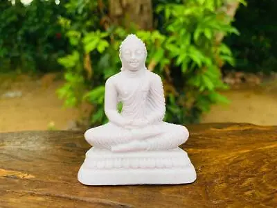 Small Buddha White Stone Statue Buddha Marble Statue Lord Buddha Statue • $15