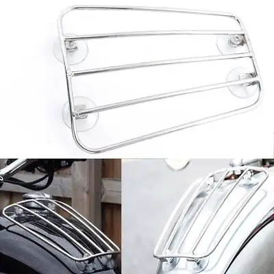 Universal Fuel Tank Luggage Rack For Honda Bobber Bonneville Harley Scrambler • $37.47