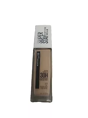 Maybelline Super Stay Full Coverage Liquid Foundation 112 Natural Ivory 1 Fl Oz • $10.99