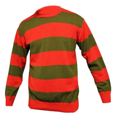 £11.56 • Buy Boys Red & Green Striped Knitted Jumper Kids  Crew Neck Style Fancy Dress