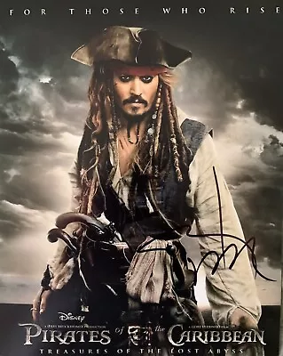 Johnny Depp Hand Signed Autograph 8x10 Photo With COA • $89