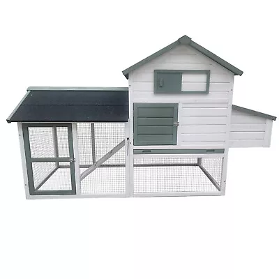 YES4PETS Large Chicken Coop Rabbit Hutch Guinea Pig Cage Ferret House • $290