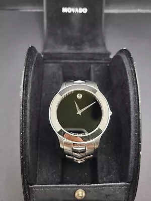 Movado Museum Stainless Mens Swiss Watch In Box • $299.99