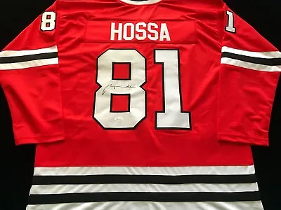 Marian Hossa Signed Autographed Red Chicago Hockey Jersey COA • $139.99