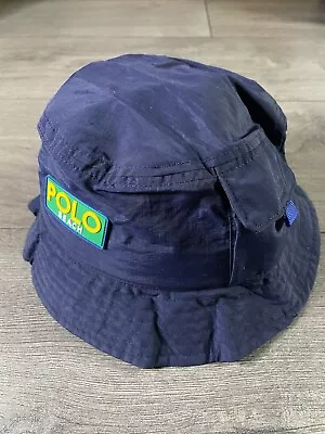 Polo Ralph Lauren Water-Resistant Polo Beach Bucket Hat Blue Size Large/XL New • $80