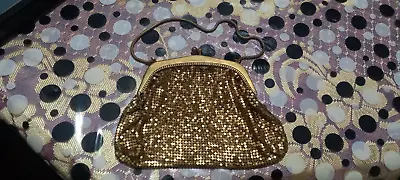 OROTON Vintage Womens Gold Glomesh Retro Handbag Bag Purse  • $42.35