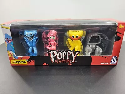 Poppy Playtime Official Collectable Figure 4-Pack Brand New Huggy Wuggy Bizak • £12.54