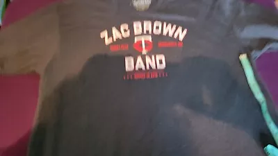 Zac Brown Band Target Field 2018   Size 2xl    Number 18 On Back  Of Tee     A10 • $15