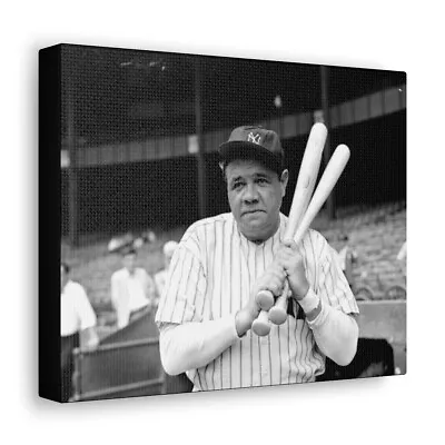 10x8 New York Yankees Babe Ruth Canvas • $19.99