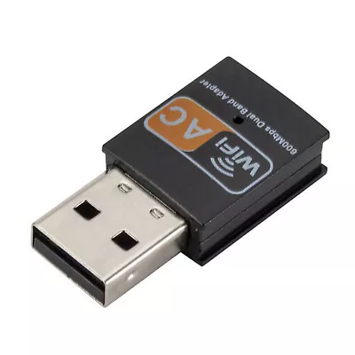 2.4GHz+5GHz 600mbps Dual Band USB Wifi Adapter Wireless Network Card Wireless • $21.98