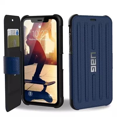 💢UAG METROPOLIS CARD FOLIO RUGGED SLIM CASE IPHONE SE/7/8/7+/8+X/11/12/Max/mini • $34.94