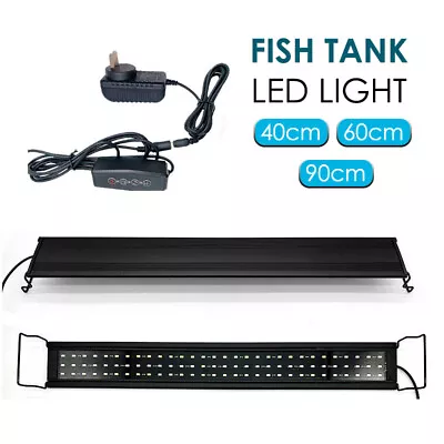 $48.99 • Buy 40/60/90 Au Aquarium Light Lighting Full Spectrum Aqua Plant Fish Tank LED Lamp