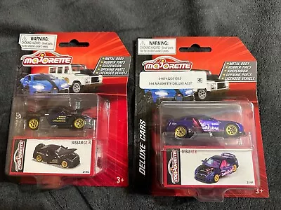 2023 Majorette Premium Deluxe Cars Nissan GT-R Chase Lot Of 2 Chase Cars • $16.99