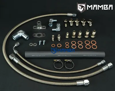 MAMBA Turbo Oil & Water Line For Nissan TD42 Patrol GU W/ TD05H 16G 18G 20G UFI • $182.33