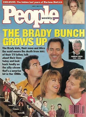 PEOPLE Weekly June 1992 — Brady Bunch Marlene Dietrich • $10