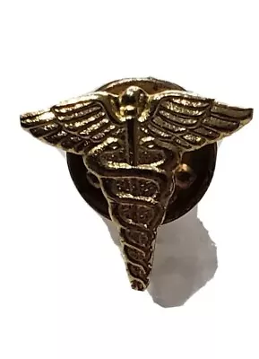 MEDICAL  CADUCEUS  (solid) - Hat Pin   Lapel Pin  Tie Tac  • $12.99