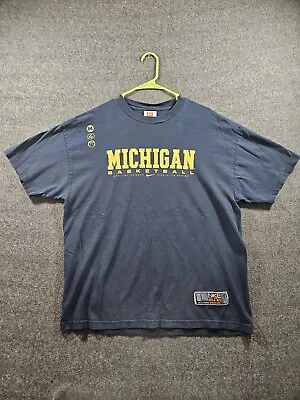 Men's Michigan Wolverines Basketball T-Shirt Nike Elite Series Large Used  • $14.99