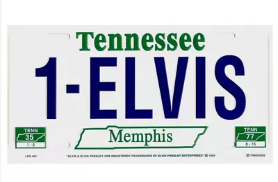 Memphis Tennessee 1-elvis License Plate • $29.99