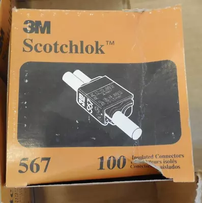 Box Of 100 3M™ Scotchlok™ IDC Connector 567 100 Count • $26.40