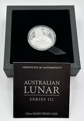 2020 Australia Lunar Year Of The Mouse Proof 1/2 Oz Silver 50c Coin Series III • $75