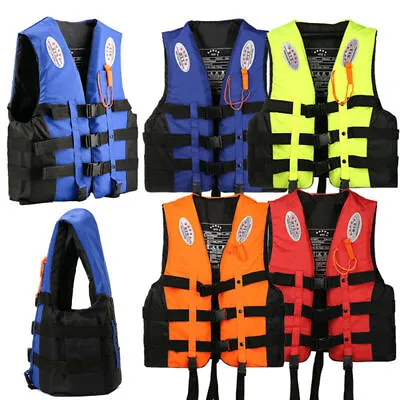 $19.99 • Buy Life Jackets Watersport Vest Kayak Ski Buoyancy Aid Sailing Boating Adults US