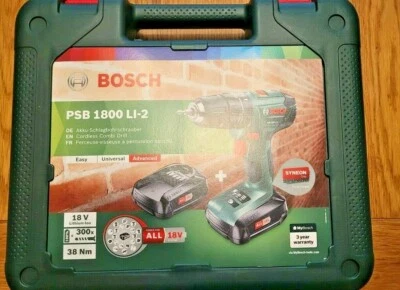 £14 • Buy Brand New Bosch Power Tool Box Drill Or Any Other Tool PSB 1800 LI-2 PSR NO TOOL
