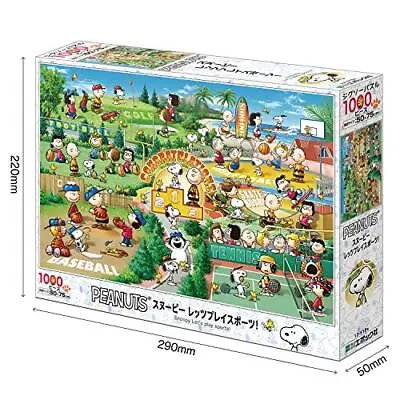 PEANUTS Snoopy Let's Play Sports!  1000 Piece Jigsaw Puzzle Epoch 12-510s JAPAN  • $53.76