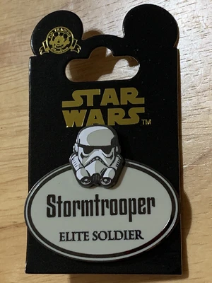 $11.50 • Buy Disney Cast Exclusive Name Tag Star Wars Stormtrooper Elite Soldier Pin 115451