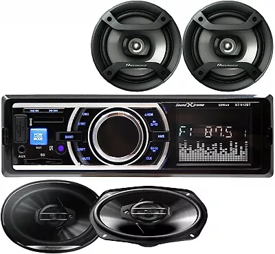 Pioneer 6.5  & 6x9  Speakers + 200w Digital Media Bluetooth Car Audio Receiver • $109.99