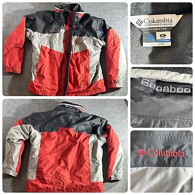 Columbia - Mens X-Large  - Red Grey- Interchange Full Zip Bugaboo Jacket • $45.99