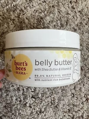 Burt's Bees Mama Bee Belly Butter Fragrance Free Lotion 6.5 Ounce Tub • $14.99