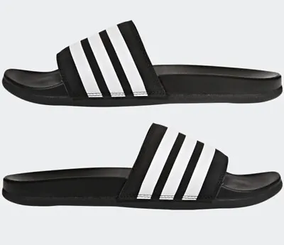 $29.99 • Buy Mens Or Ladies Adidas Comfort Adilette Slides, Slip On Sandals Super Soft Comfy