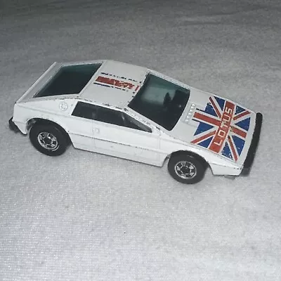 Vintage 1978 Hot Wheels ROYAL FLASH (Lotus )Die Cast Car White W/British Flag • $5.99