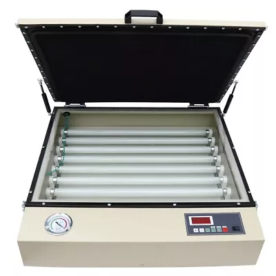 $585 • Buy 19.6x 15.7 Screen Printing Vacuum Exposure Unit Plate  Uv Lamp Time Control 110v