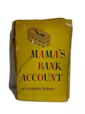 Mama’s Bank Account Kathryn Forbes Of  ‘I Remember Mama’ Movie DJ • $14.99