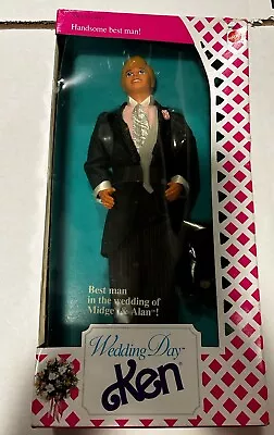 Ken DOLL 1990 WEDDING DAY GROOM  9609 New In Box Barbie Mattel • $24.99