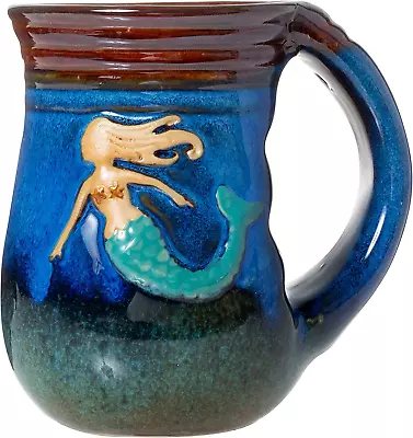 18Oz Stoneware Handwarmer Mug - Multiple Styles Available (Mermaid) • $30.88