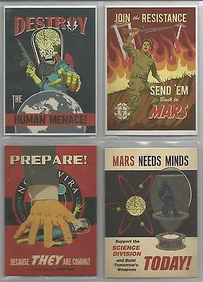£8.99 • Buy Mars Attacks Invasion -  Join The Fight  Set Of 4 Chase Cards #1-4