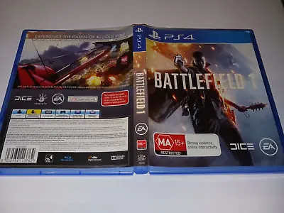 Battlefield 1 (sony Ps4 Game  Ma15+) • $8.37