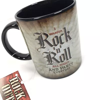 Rock And Roll All Night Mug Party Every Day Cup Music Lover ManCave • $9.97