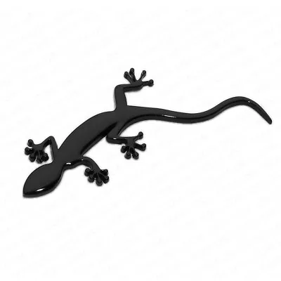 Universal Quattro Gecko Logo Badge Emblem Trunk 3D Sticker Car SUV Sport Black • $7.99