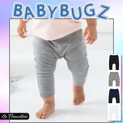 Baby Leggings Organic Cotton Babybugz Toddler Pants Boys Girls • £4.15