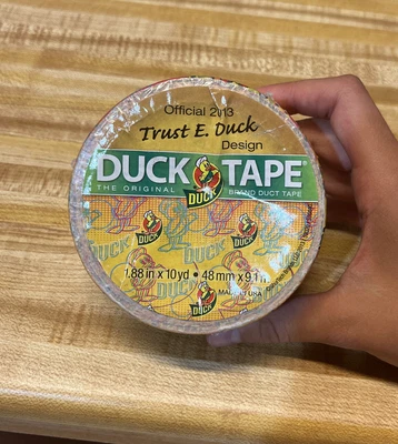 $5 • Buy Duck Duct Tape Trust E Duck Design RETIRED And EXCLUSIVE 1 NEW Roll